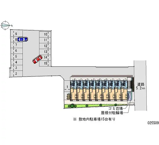 郡山市富田町字西原 月極駐車場